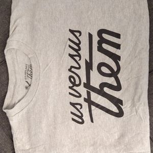 Us Vs Them Gray Tee
